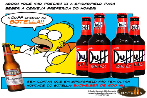 Duff no Botella! / fonte: Mailing Botella.