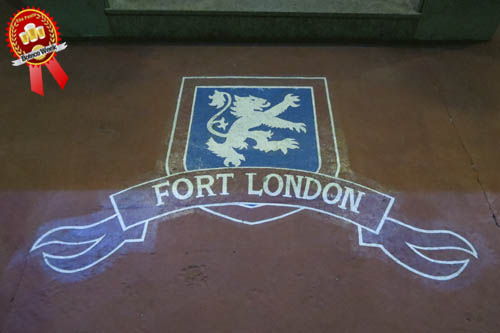 Fort London na entrada.